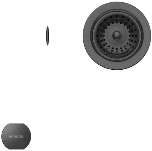 SCHOCK Kchensple Toledo D-100L Cristadur Nano-Granitsple / Einbausple mit Drehexcenter