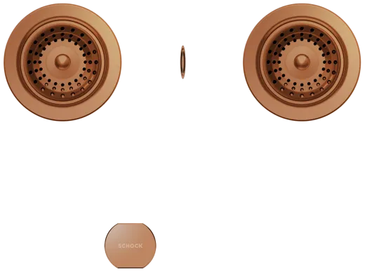 ❎ SCHOCK Kchensple Toledo D-150 Cristadur Nano-Granitsple / Einbausple mit Drehexcenter