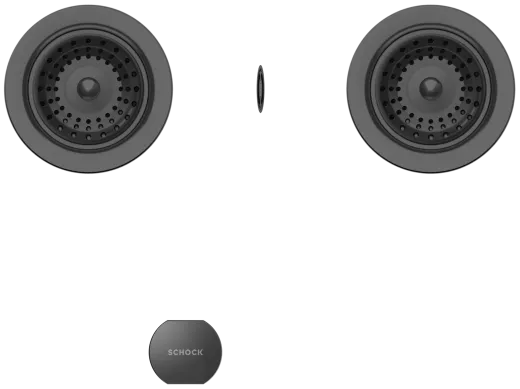 ❎ SCHOCK Kchensple Toledo D-150 Cristadur Nano-Granitsple / Einbausple mit Drehexcenter