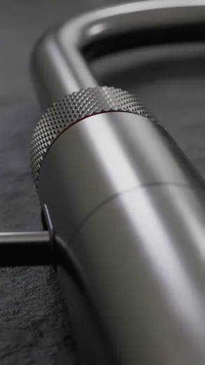 QUOOKER FUSION Round Festauslauf Gunmetal PVD Kchenarmatur mit 5 in 1 Funktion und elektronischer Steuerung (FNRGME) {NUR Armatur}