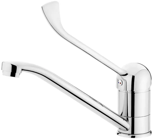 ✅ FRANKE Kchenarmatur Novara Plus MED Einhebelmischer Chrom Med. Bereich Unterarmbedienung Niederdruck