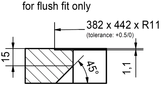FRANKE Kchensple Maris MRX 210-34 Edelstahlsple Slimtop / Flchenbndig mit Siebkorb als Stopfenventil