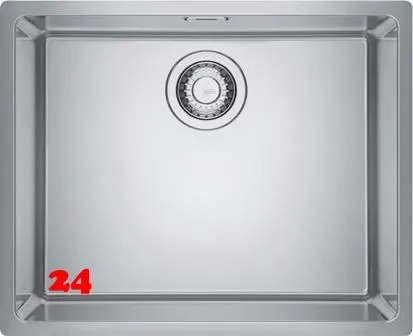 FRANKE Kchensple Maris MRX 110-50 Unterbausple (Montage unter die Arbeitsplatte) mit Siebkorb als Stopfenventil