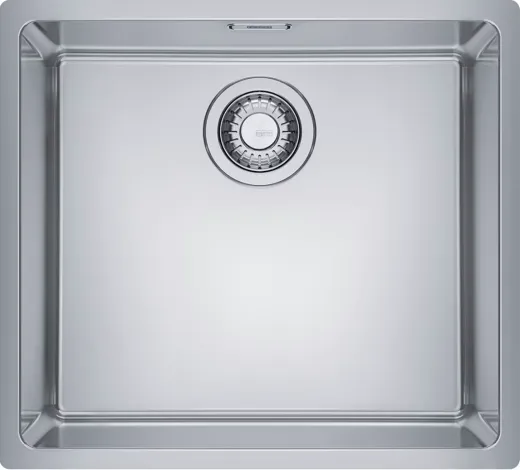 FRANKE Kchensple Maris MRX 110-45 Unterbausple (Montage unter die Arbeitsplatte) mit Siebkorb als Stopfenventil