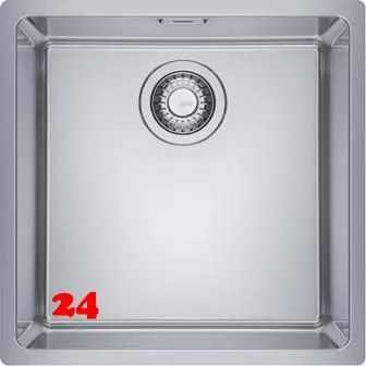 FRANKE Kchensple Maris MRX 110-40 Unterbausple (Montage unter die Arbeitsplatte) mit Siebkorb als Stopfenventil