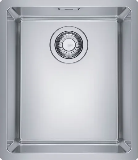 FRANKE Kchensple Maris MRX 110-34 Unterbausple (Montage unter die Arbeitsplatte) mit Siebkorb als Stopfenventil