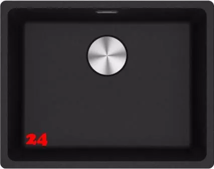 FRANKE Kchensple Maris MRG 110-52 Fragranit+ Granitsple Unterbau (Montage unter die Arbeitsplatte) mit Siebkorb als Druckknopfventil