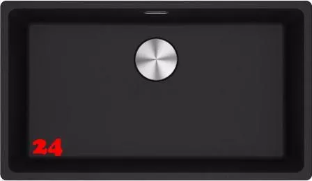 FRANKE Kchensple Maris MRG 110-72 Fragranit+ Granitsple Unterbau (Montage unter die Arbeitsplatte) mit Siebkorb als Stopfenventil