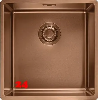 FRANKE Design Küchenspüle Mythos Masterpiece BXM 210/110-40 Edelstahlspüle Copper F-INOX 3 in 1 Siebkorb als Druckknopfventil FRANKE Design Küchenspüle Mythos Masterpiece BXM 210/110-40 Edelstahlspüle Copper F-INOX 3 in 1 Siebkorb als Druckknopfventil