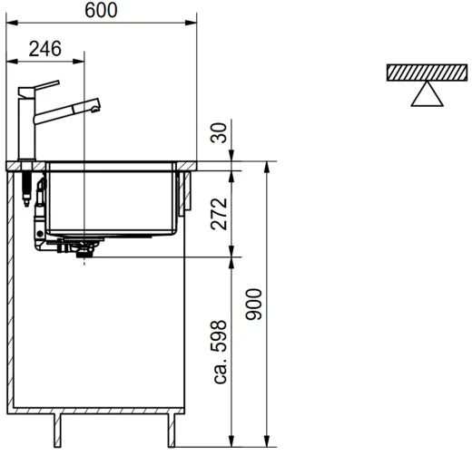 FRANKE Design K�chensp�le Mythos Masterpiece BXM 210/110-40 Edelstahlsp�le Copper F-INOX 3 in 1 Siebkorb als Druckknopfventil