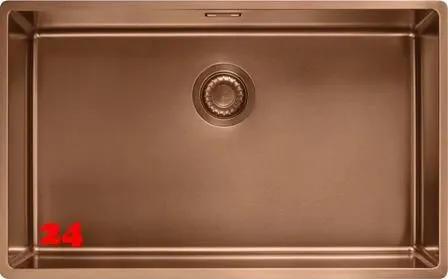 FRANKE Design Küchenspüle Mythos Masterpiece BXM 210/110-68 Edelstahlspüle Copper F-INOX 3 in 1 Siebkorb als Stopfenventil FRANKE Design Küchenspüle Mythos Masterpiece BXM 210/110-68 Edelstahlspüle Copper F-INOX 3 in 1 Siebkorb als Stopfenventil