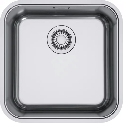 FRANKE Kchensple Smart SRX 210-40 Edelstahlsple Slimtop / Flchenbndig mit Siebkorb als Drehknopfventil