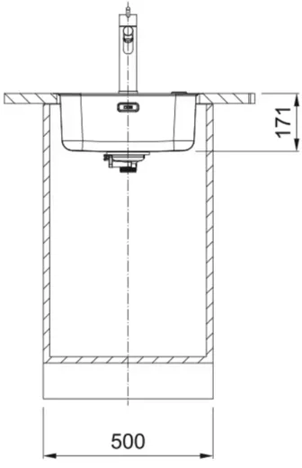 FRANKE Kchensple Smart SRX 210-40 Edelstahlsple Slimtop / Flchenbndig mit Siebkorb als Drehknopfventil