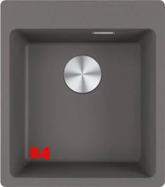 FRANKE Kchensple Maris MRG 610-39 A HLB Fragranit+ Granitsple / Einbausple mit Siebkorb als Druckknopfventil