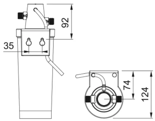 FRANKE Eos Clear Water J Set 3-Wege Kchenarmatur Festauslauf Edelstahl massiv mit Trinkwasserfiltersystem