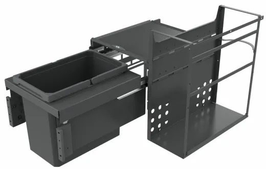 NABER Cox Base Q 360 S/400-1 Einbau-Abfallsammler ohne Trennung zur Stauraumorganisation QUOOKER PRO3 & CUBE