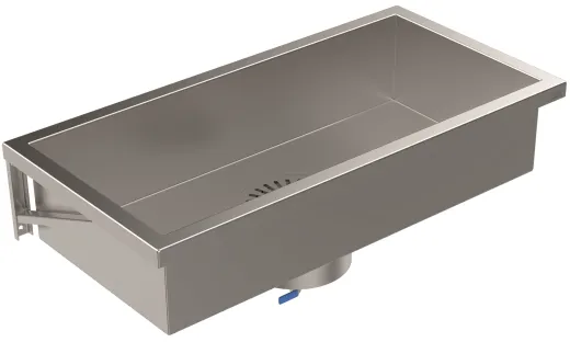 DREILICH Arbeits-/ Mehrzweckbecken 424KS-1200 wandhngend als Werkraum-/ Schlammfangbecken Becken Lnge 1200mm (3504180014)