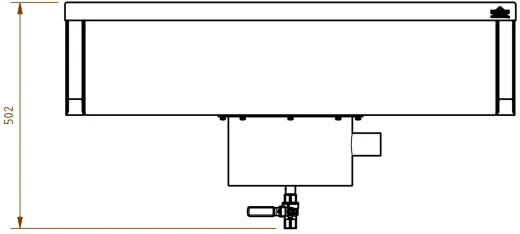 DREILICH Arbeits-/ Mehrzweckbecken 424KSH-1000 wandhngend als Werkraum-/ Schlammfangbecken mit Hahnlochbank Becken Lnge 1000mm (3504180090)