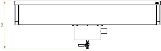 DREILICH Arbeits-/ Mehrzweckbecken 424KSH-1500 wandhngend als Werkraum-/ Schlammfangbecken mit Hahnlochbank Becken Lnge 1500mm (3504180092)