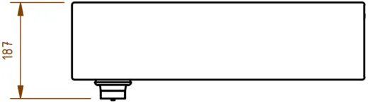 DREILICH Waschrinne 510-1600 mit Schrze wandhngend gekantete und geschweite Konstruktion Lnge 1600mm (3502180087)