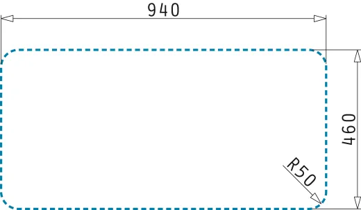 PYRAMIS Kchensple Space Mini 1 1/2B 1D Einbausple / Edelstahlsple Siebkorb als Drehknopfventil