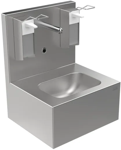 DREILICH Hygiene-Waschtisch Hygienewaschplatz rztewaschrinne fr Wandmontage ohne berlauf (3502180135)