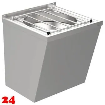 DREILICH Fkalienausguss wandhngend 462 fugenlos eingeschweites Becken fr medizinischen Bereich (3504350001)