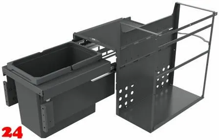 NABER Cox Base Q+ 360 S/370-1 Einbau-Abfallsammler ohne Trennung zur Stauraumorganisation QUOOKER COMBI (+) & CUBE