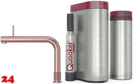 QUOOKER FRONT Kupfer Rose' PVD VAQ PRO3 mit CUBE 2 *Der Wasserhahn, der alles kann! (PRO3FTRCOCUBE)