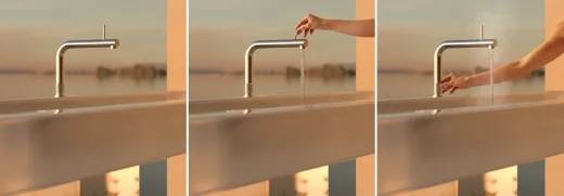 QUOOKER FRONT Kupfer Rose' PVD VAQ PRO3 mit CUBE 2 *Der Wasserhahn, der alles kann! (PRO3FTRCOCUBE)