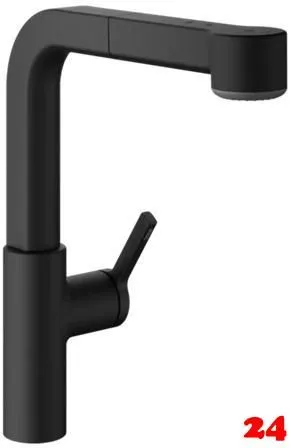 KWC Küchenarmatur Ava 2.0 10.461.002.176FL Einhebelmischer Matt Black mit Zugauslauf und Brausefunktion (125374) KWC Küchenarmatur Ava 2.0 10.461.002.176FL Einhebelmischer Matt Black mit Zugauslauf und Brausefunktion (125374)