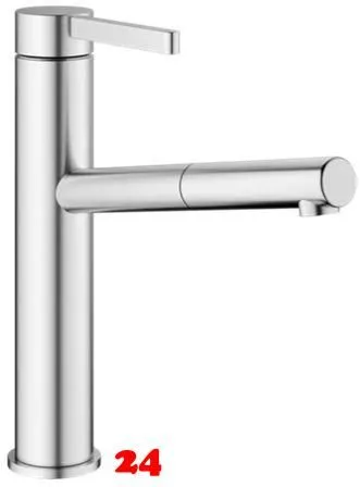 KWC Kchenarmatur Bevo E 10.531.112.700FL Einhebelmischer Edelstahl massiv mit Zugauslauf (125344)