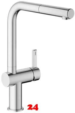 KWC Küchenarmatur Bevo E 10.531.103.700FL Einhebelmischer Edelstahl massiv mit Zugauslauf Griffposition rechts (125350) KWC Küchenarmatur Bevo E 10.531.103.700FL Einhebelmischer Edelstahl massiv mit Zugauslauf Griffposition rechts (125350)