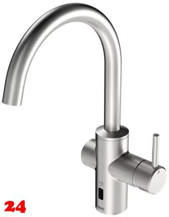 KWC Kchenarmatur Bistro E 10.581.102.700FL Einhebelmischer Edelstahl massiv Berhrungsloser Sensor opto-elektronisch gesteuert mit Batteriefach (3600001625)