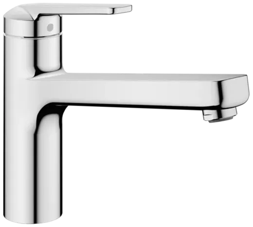 KWC Kchenarmatur Domo 6.0 10.661.523.000FL Einhebelmischer Chrom mit Festauslauf (125480)