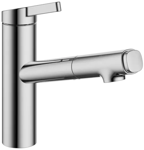 KWC Kchenarmatur FIT 10.541.032.000FL Einhebelmischer Chrom mit Zugauslauf und Brausefunktion (125572)