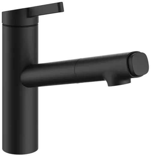 KWC Kchenarmatur FIT 10.541.032.176FL Einhebelmischer Matt Black mit Zugauslauf und Brausefunktion (125573)