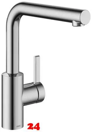 KWC Kchenarmatur FIT 10.541.012.000FL Einhebelmischer Chrom mit Festauslauf (125574)