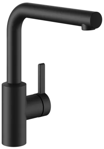 KWC Kchenarmatur FIT 10.541.012.176FL Einhebelmischer Matt Black mit Festauslauf (125575)