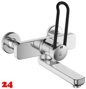 KWC Vita Pro 2.0 11.522.203.000 WA Einhebelmischer Waschtisch Chrom Wandarmatur geeignet Medizinischer Bereich (125233)