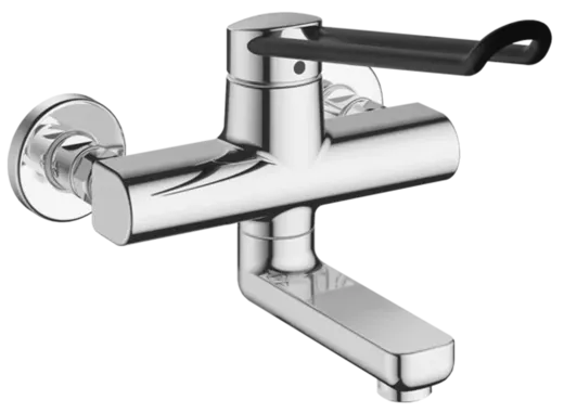 KWC Vita Pro 2.0 11.522.102.000LL WA Einhebelmischer Waschtisch Chrom Wandarmatur geeignet Medizinischer Bereich (125236)