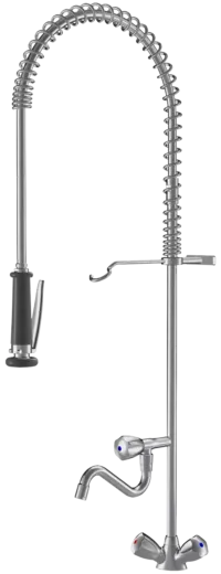KWC Gastro CR K.24.41.63.000C06-SB Zweigriffmischer Gewerbe mit Pendelbrause fr die Profikche (125440)