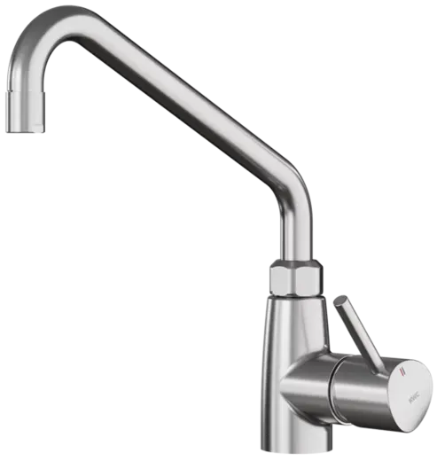 KWC Gastro E 24.561.044.700FL-A300 Einhebelmischer Gastroarmatur / Gewerbearmatur Edelstahl massiv V4A (316) fr die Profikche (125565)