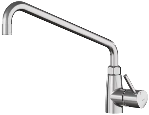 KWC Gastro E 24.561.046.700FL-A450 Einhebelmischer Gastroarmatur / Gewerbearmatur Edelstahl massiv V4A (316) fr die Profikche (125566)