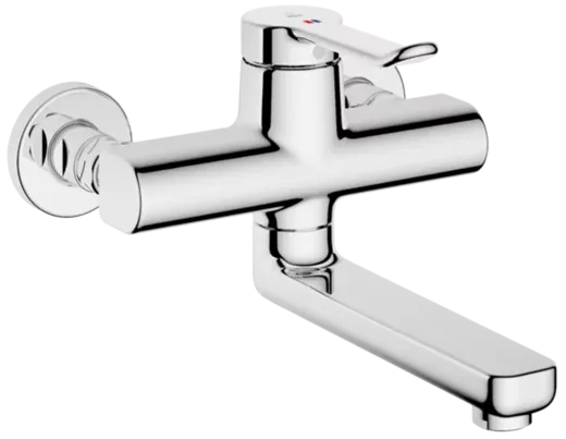 KWC Vita 2.0 11.512.103.000 WA Einhebelmischer Chrom Wandarmatur geeignet Medizinischer Bereich (125219)