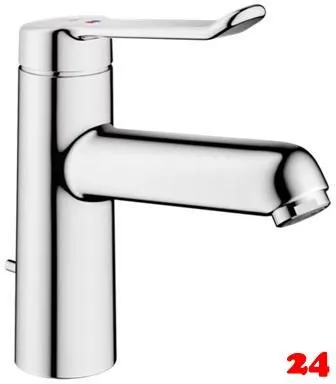 KWC Vita 2.0 12.518.042.000FL Einhebelmischer Waschtisch Chrom mit Festauslauf und Ablaufventil geeignet Medizinischer Bereich (125214) KWC Vita 2.0 12.518.042.000FL Einhebelmischer Waschtisch Chrom mit Festauslauf und Ablaufventil geeignet Medizinischer Bereich (125214)