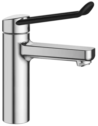 KWC Vita Pro 2.0 12.528.051.000FL Einhebelmischer Waschtisch Chrom mit Festauslauf geeignet Medizinischer Bereich (125225)