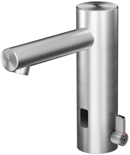 KWC ONO E 12.576.012.700FL Automatik Armatur Waschtisch Edelstahl Infrarotsensorik opto-elektronisch gesteuert mit Batteriebetrieb (3600001583)