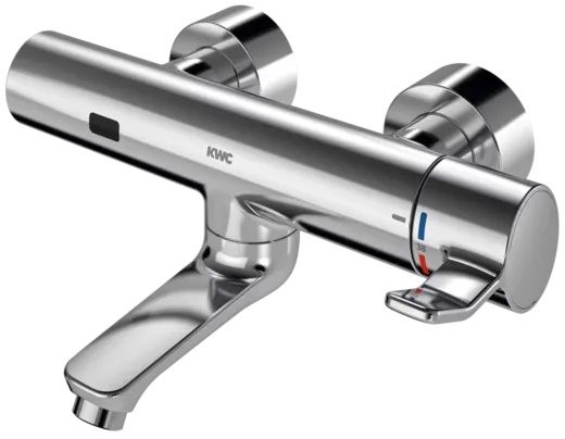 KWC PROFESSIONAL F4ET-MED Elektronik Thermostat Wandbatterie F4ET1001 DN 15 opto-elektronisch gesteuert Barrierefrei im Gesundheitswesen oder Pflegebereich