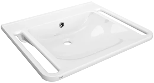 KWC PROFESSIONAL MEDCARE Einzelwaschtisch ANMW0040 Waschtisch MIRANIT fr Wandmontage unterfahrbar Barrierefrei* fr Rollstuhlfahrer geeignet